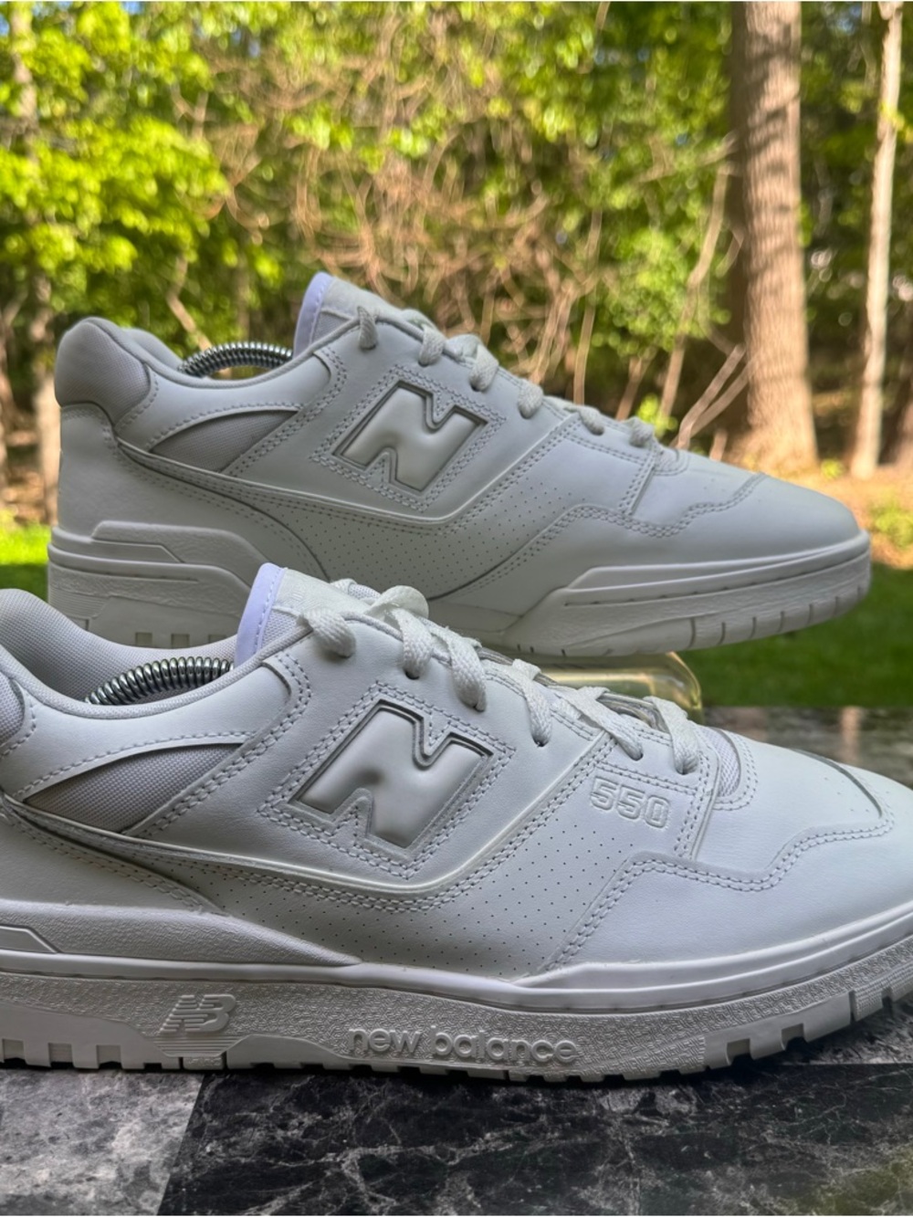 NEW New Balance 550 Low Triple White - BB550WWW size 13